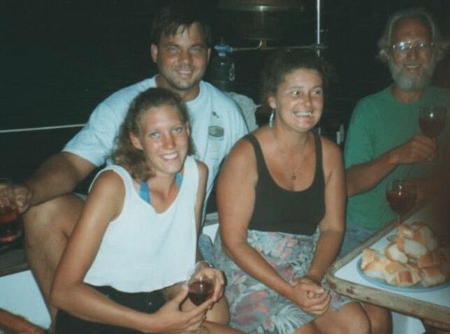 Papeete Bill(CA) Renee (Montana) on Sea Wife with Jerry and Nina